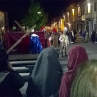 Rievocazione storica della Passione di Cristo - Martedì Santo 11 aprile 2017 Ancora sul quadro Gesù incontra sua madre 